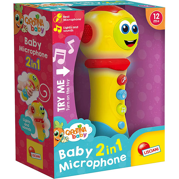 lisciani carotina baby microfono lisciani 100606 ean 8008324100606