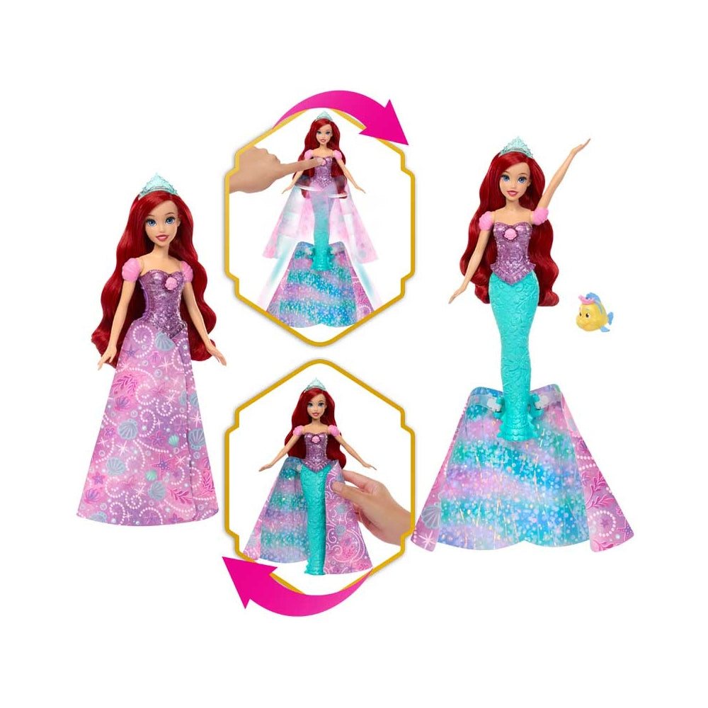mattel disney princess ariel trasformazione 2 in 1 ean 0194735365777