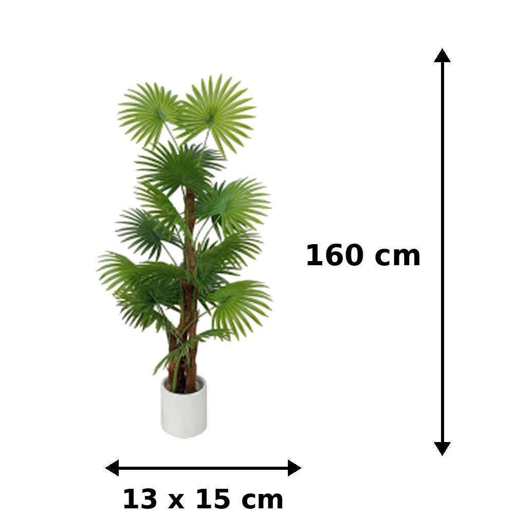nbr pianta artificiale palma a ventaglio 3 rami 160 cm ean 8051944714111