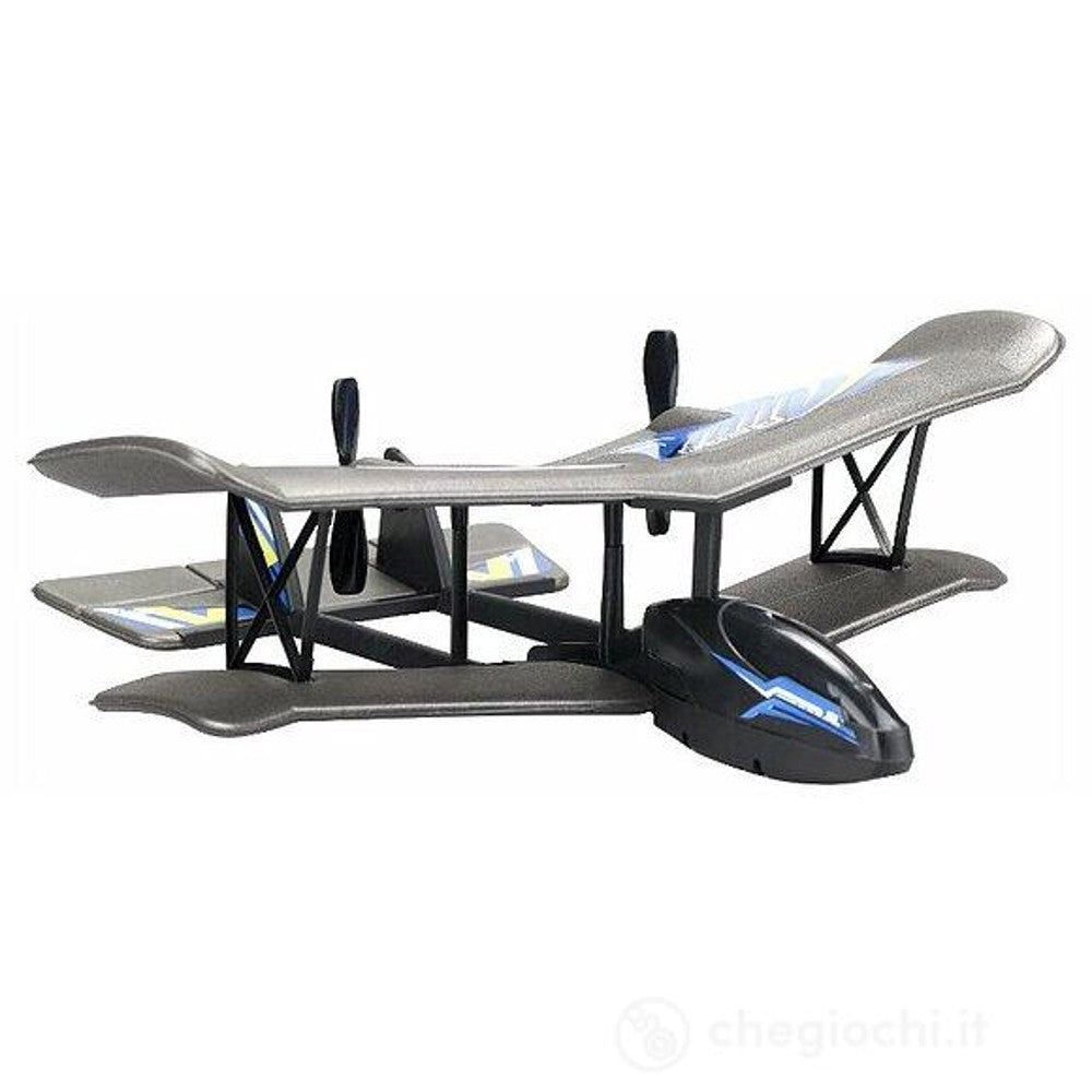 rocco giocattoli aereo radiocomandato volante biplano bi wing evo 20731972 ean 8027679073052
