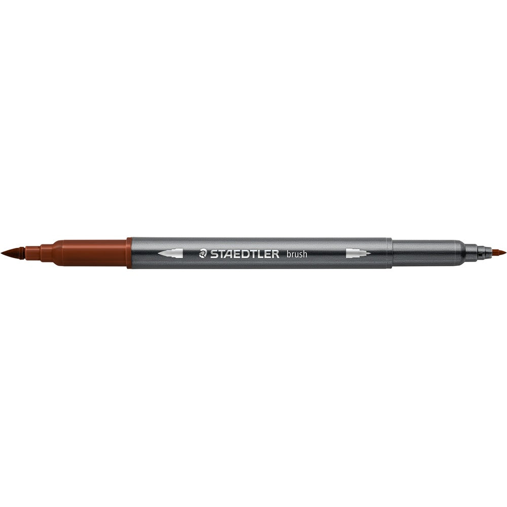 staedtler penna acquerellabile doppia punta marrone ean 4007817108796