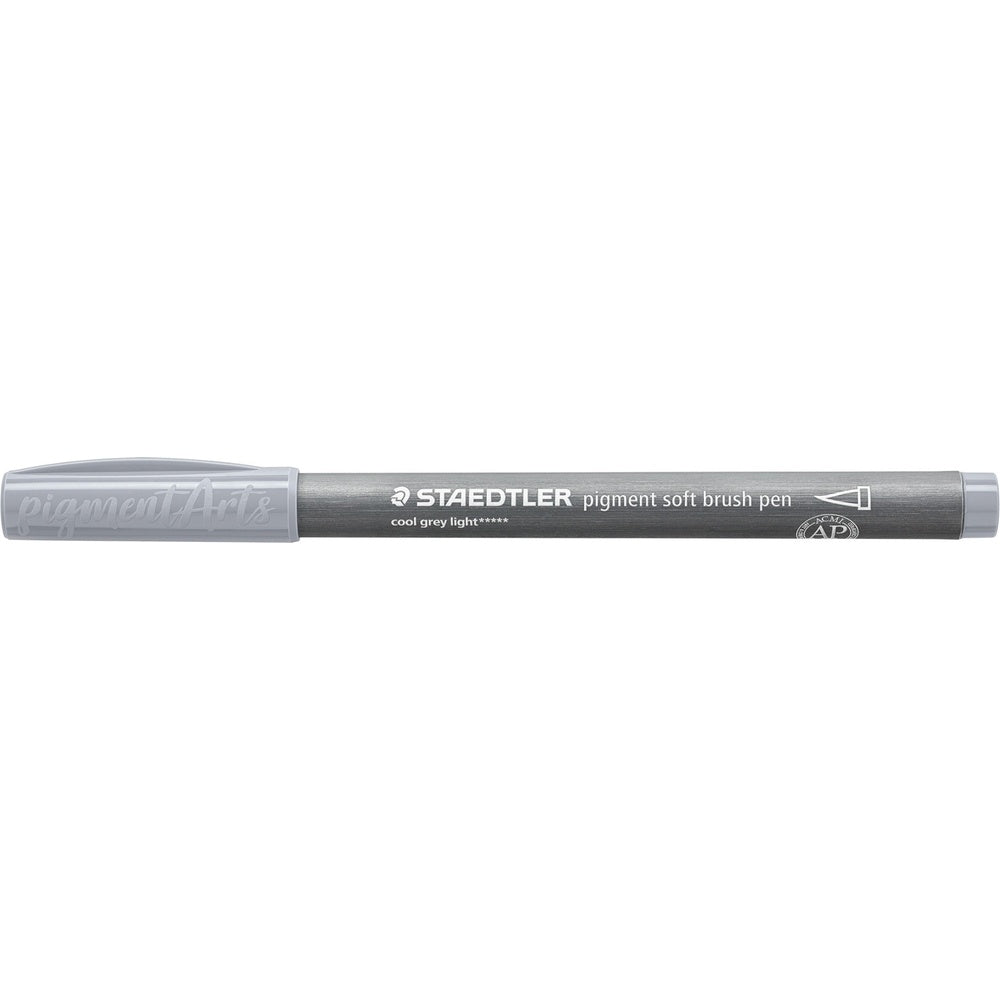 staedtler penna pigment soft brush grigio freddo chiaro ean 4007817098745