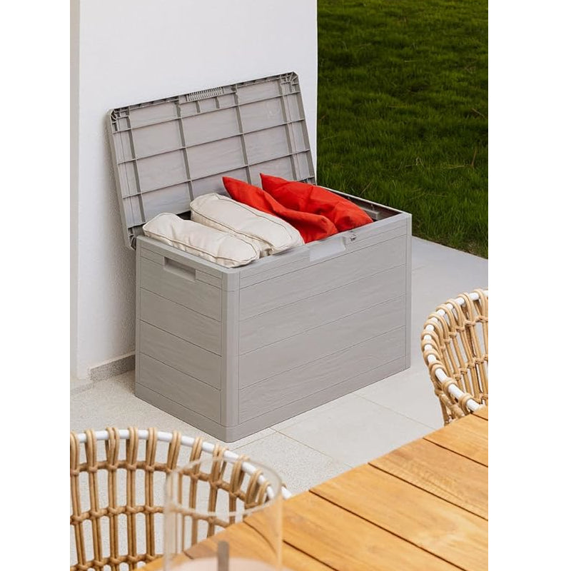 toomax baule woodys in resina grigio 77x44x53cm ean 8009371018616