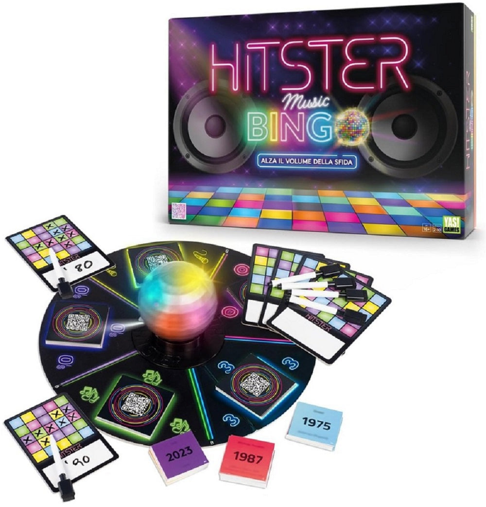 yas games hister music bingo gioco da tavolo musicale ean 8027679081118