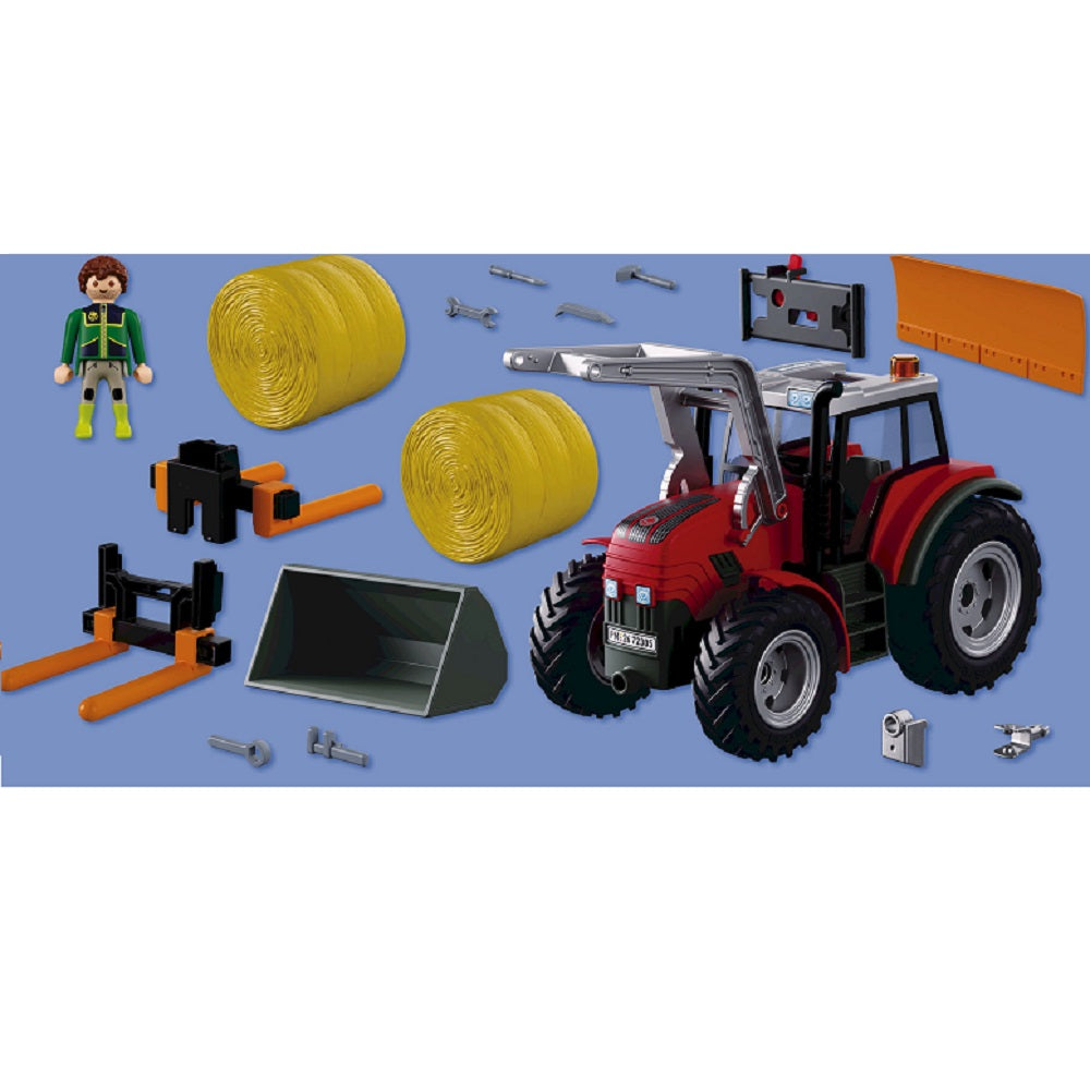 Playmobil Country Grande Trattore Balle di Fieno