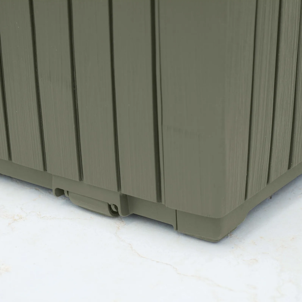 Baule In Resina Springwood Verde 123x54x57 Cm