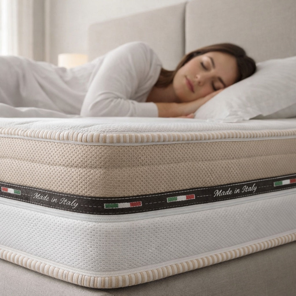 Materasso Ares Molle + Memory 160x190 H.25 Cm