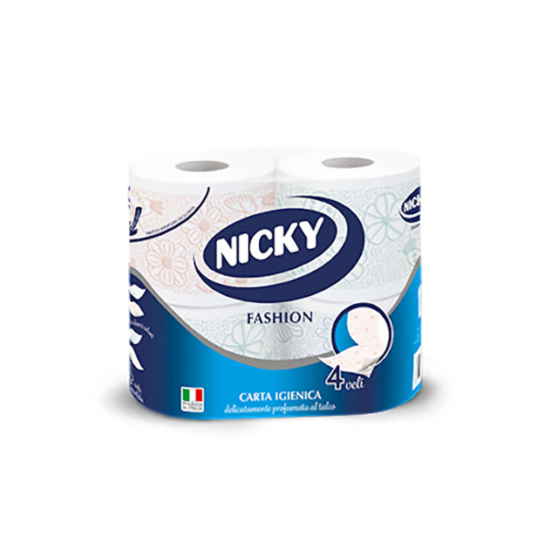 nicky carta igienica fashion 4 rotoli nicky ean 8004260444514