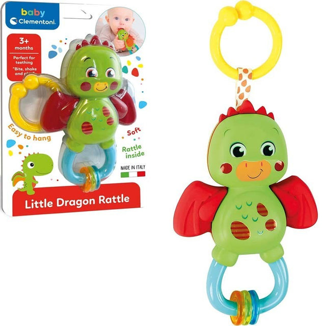 clementoni baby little dragoon rattle massaggiagengive ean 8005125177790
