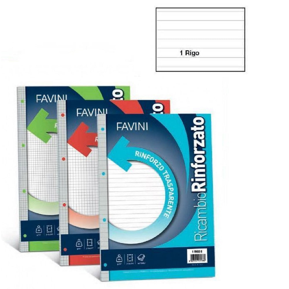 Fogli Di Ricambio A4 Confezione 40fg 80 Gr 1r