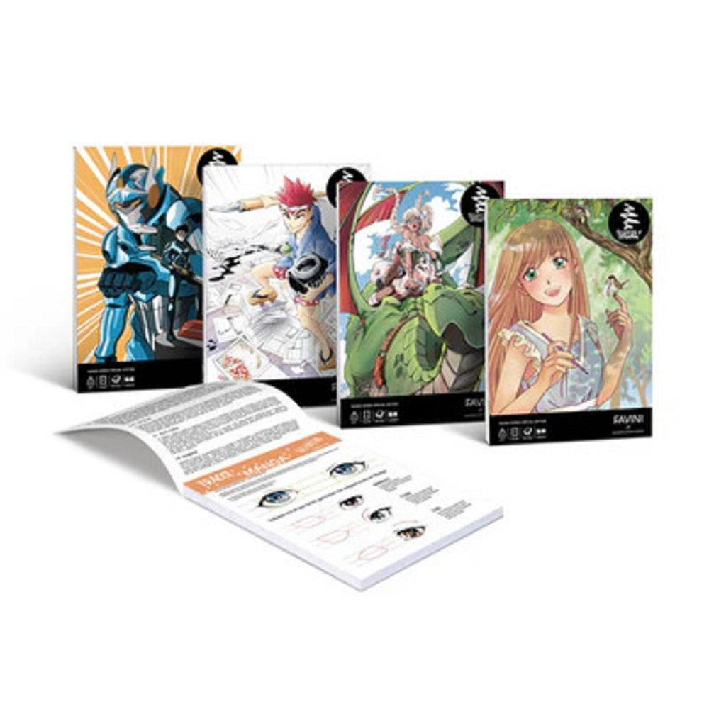 BLOCCO SCHIZZA E STRAPPA100fg MANGA