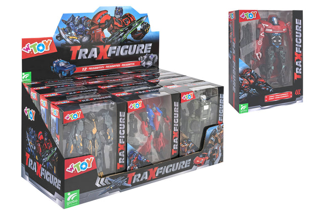globo traxfigure robot veicolo 2in1 cac ean 8014966416609