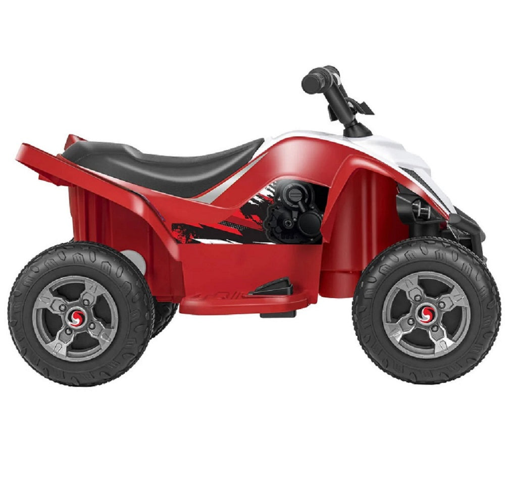 Quad Elettrico Con Batteria A Litio 12v Rosso