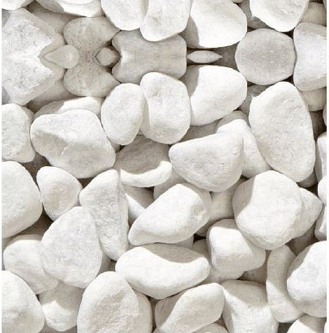 Ciottoli Bianco Carrara 15-25 Mm 20 Kg