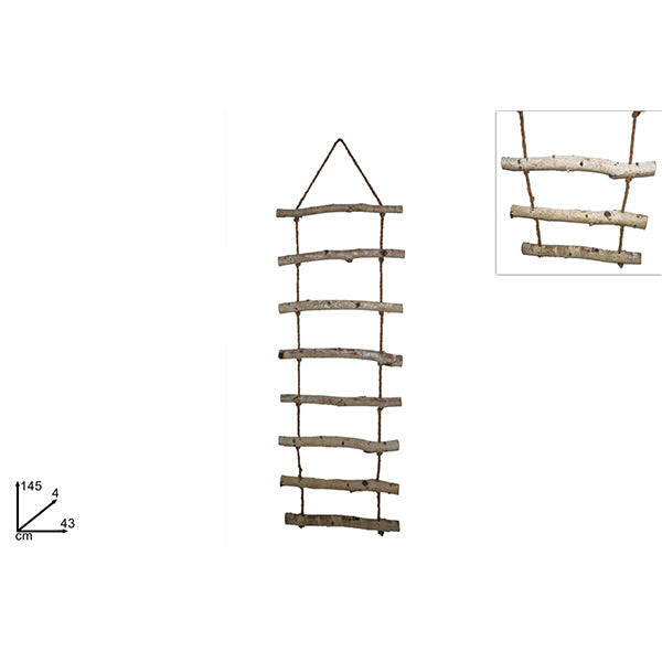 christmas scala in legno appendibile 145cm 8 gradini ean 8033113770401