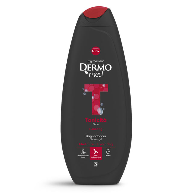 nbr dermomed bagnodoccia tonicita ginsen 650ml bh4304 ean 8050999571175