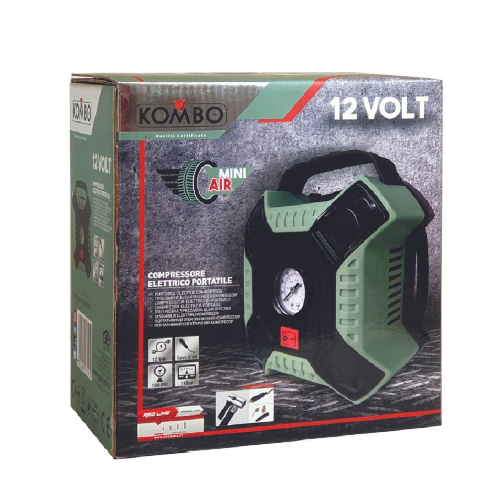 Compressore Elettrico Kombo 12volt 11 Bar