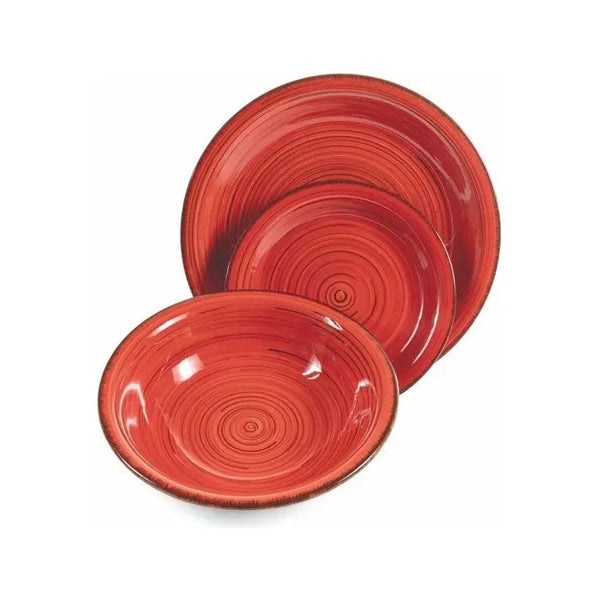 galileo casa set 12 piatti dubai light colore rosso ean 8056159046767