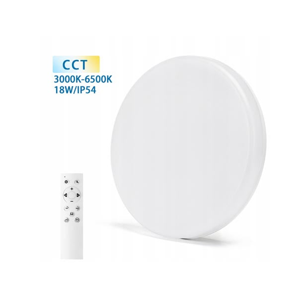 aigostar plafoniera led 18w cct telecomando ean 8433325312121