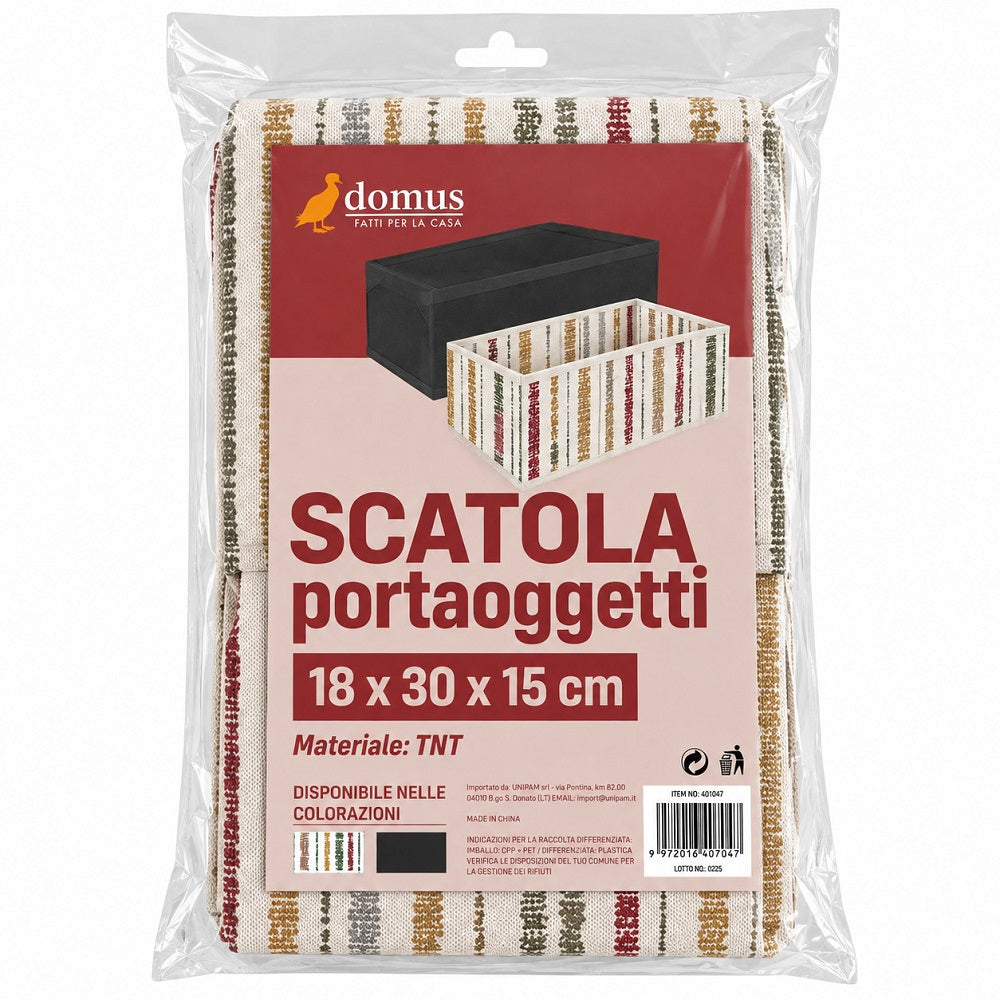 Scatola Portaoggetti 18x30x15 Cm