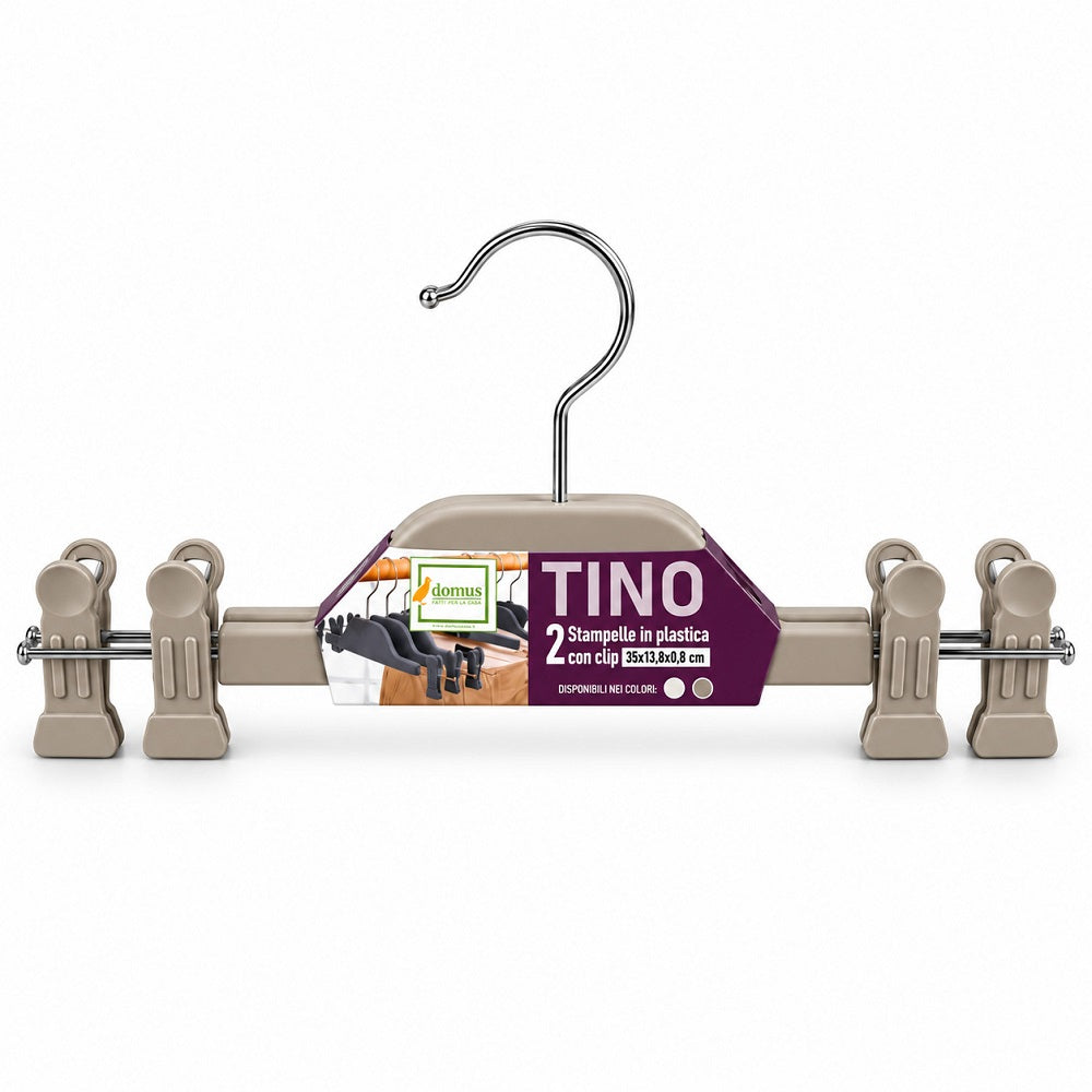 Stampelle Tino con Clip Set 2 pz