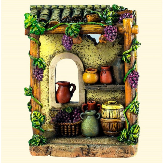 Bottega osteria per presepe 8x5x10 cm
