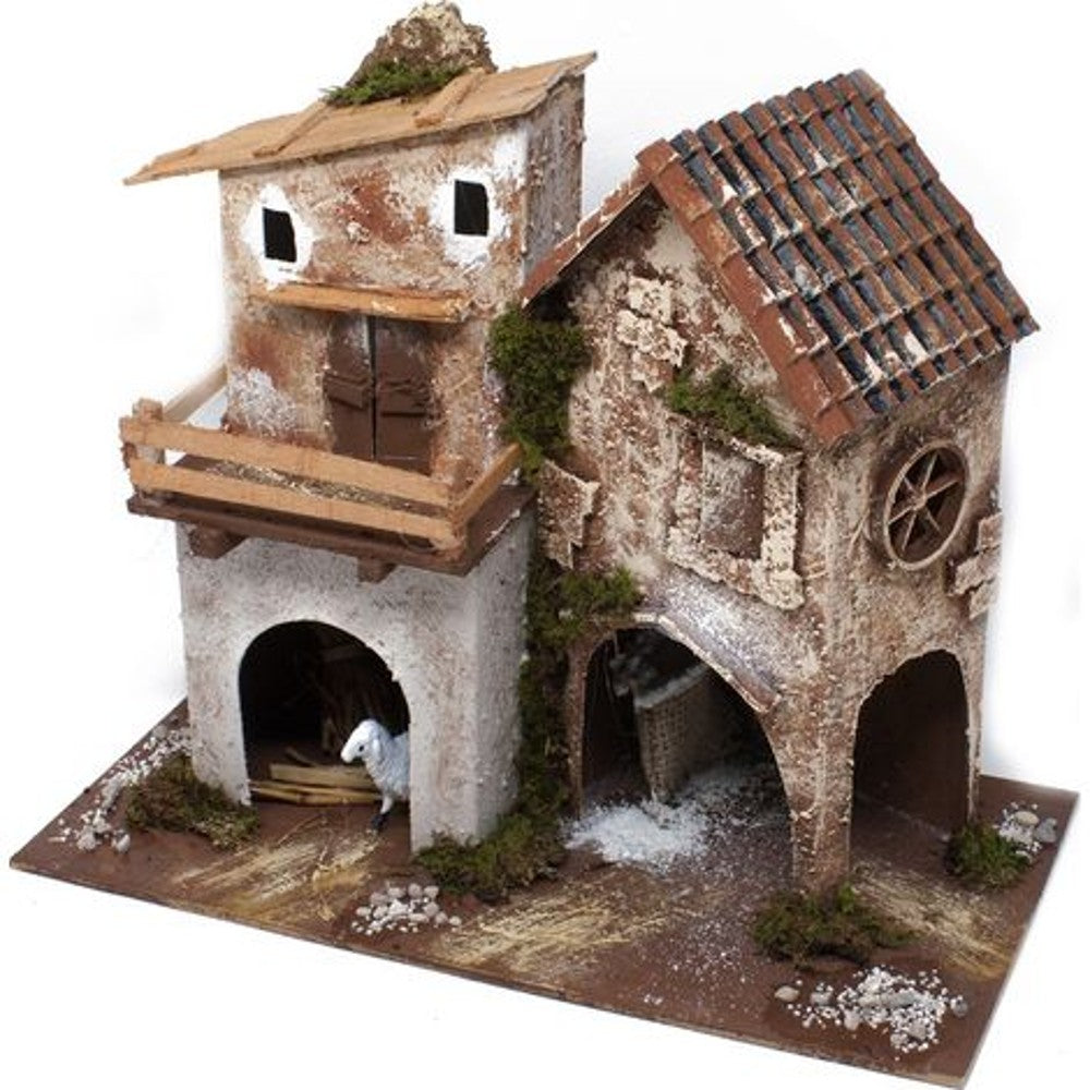 Casolare per Presepe 28x15x23,5 cm - immagine 3
