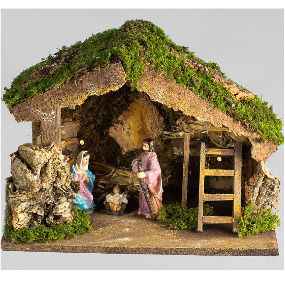 Capanna per presepe 33x18x23 cm