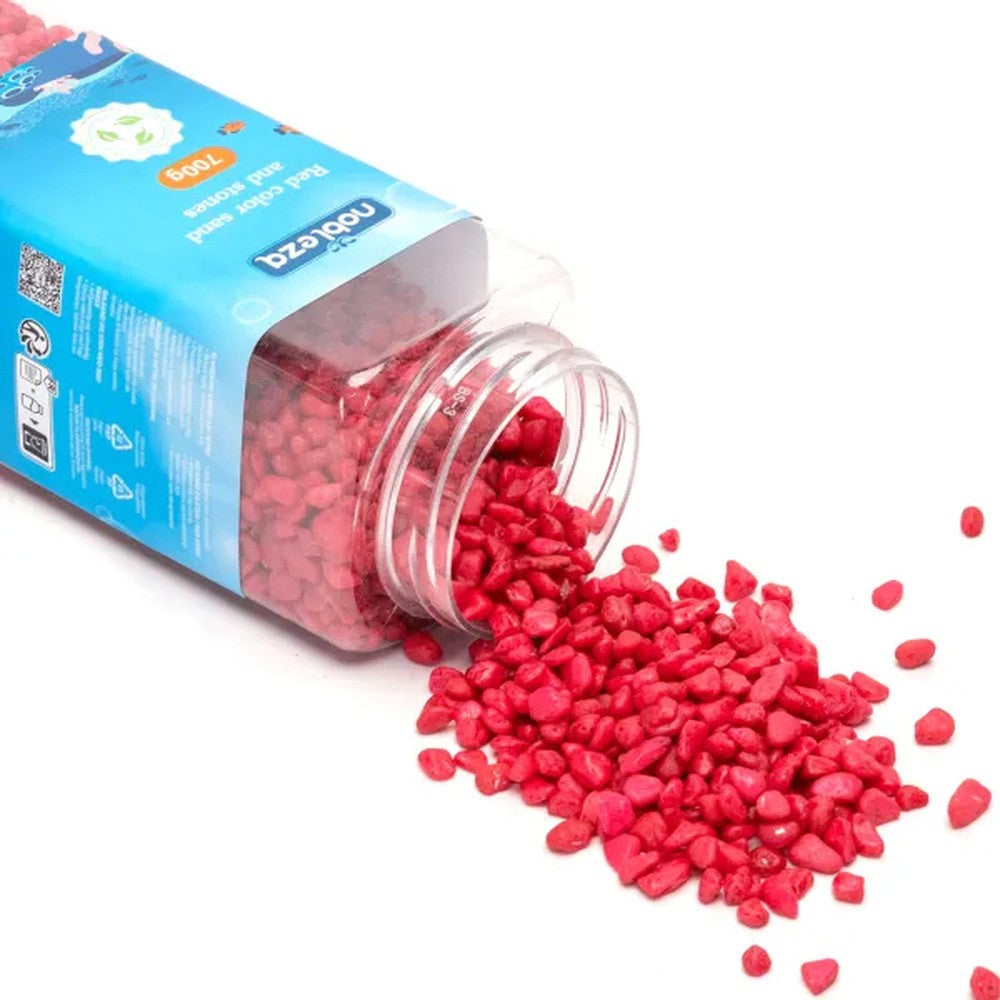 Ghiaia rossa per acquari 700 gr - immagine 2