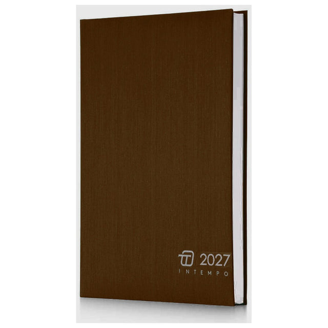 Agenda Giornaliera 2027 21x30 cm Charlie Marrone