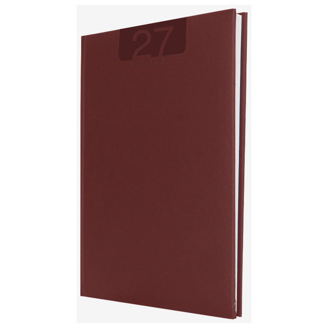 Agenda Settimanale 2027 17x24 cm Delta Bordeaux