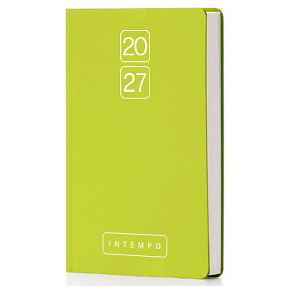 Agenda Giornaliera 2027 9x13 cm Bravo Verde Lime