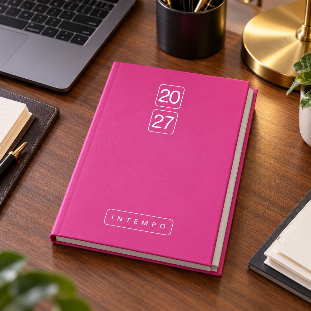 Agenda Giornaliera 2027 12x17 cm Bravo Rosa - immagine 2