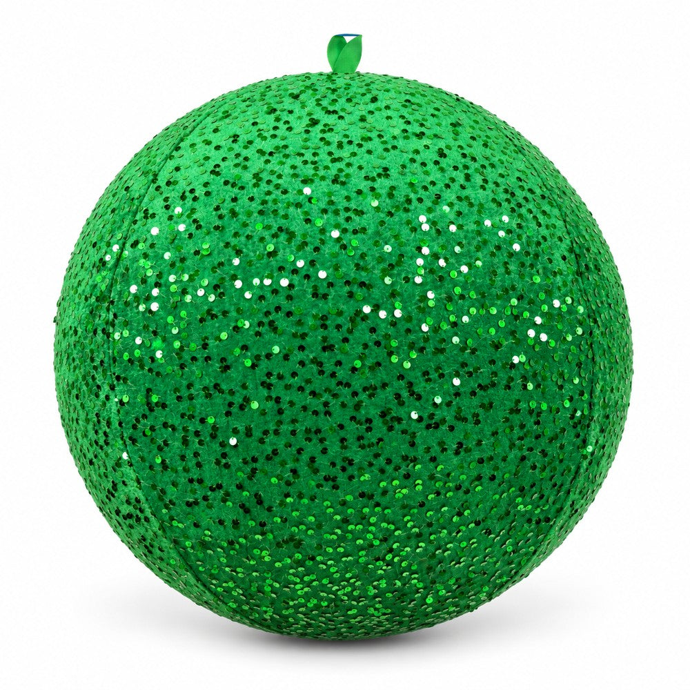 Palla Gonfiabile Natalizia Verde D.50 cm - immagine 3