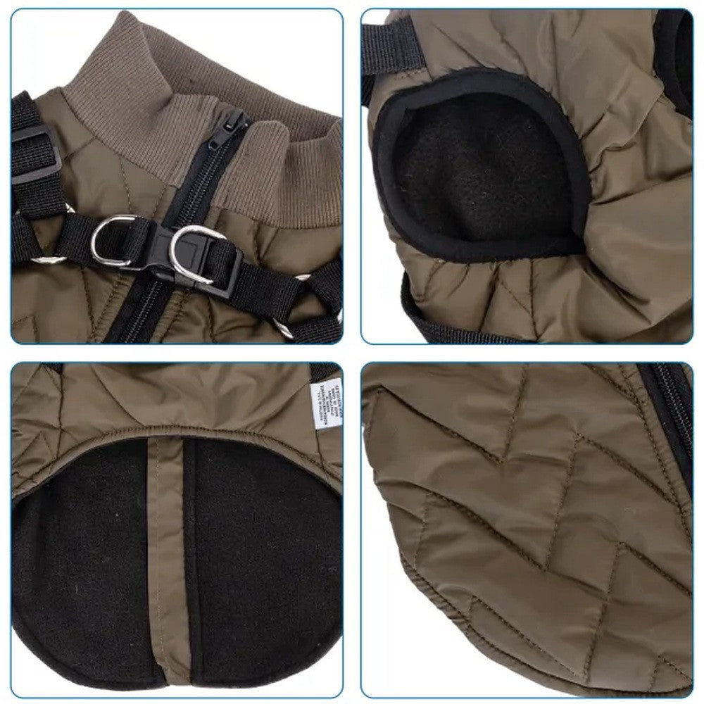Cappottino con collare per cani colori assortiti TG. M - immagine 7