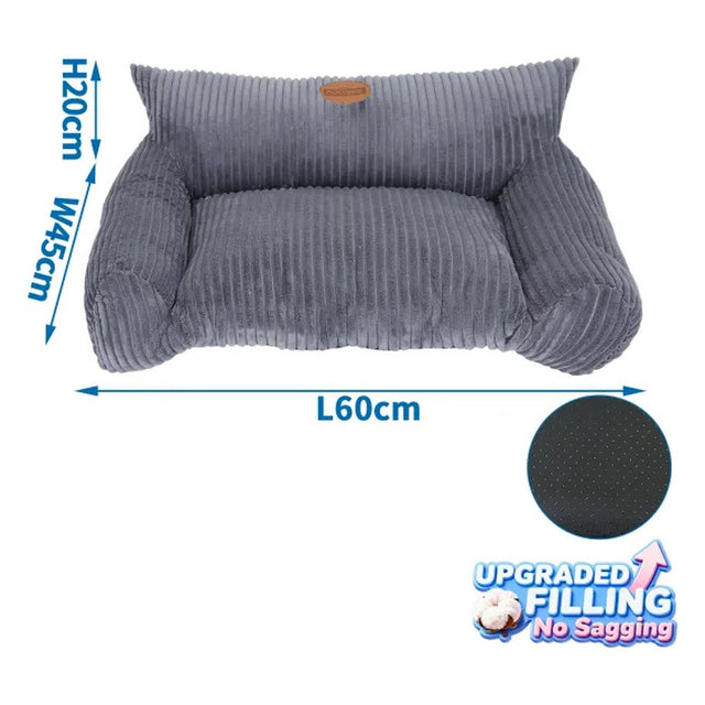 Cuccia divano in tessuto Oxford 60x45x20 cm