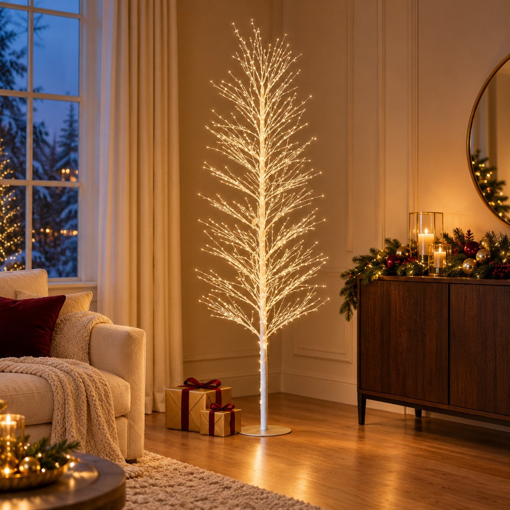 Albero di Natale Decorativo 2000 Led D.70xH.210 cm - immagine 2