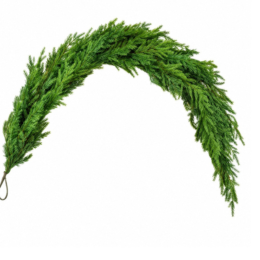 GHIRLANDA PINO STELLATO VERDE Morbida