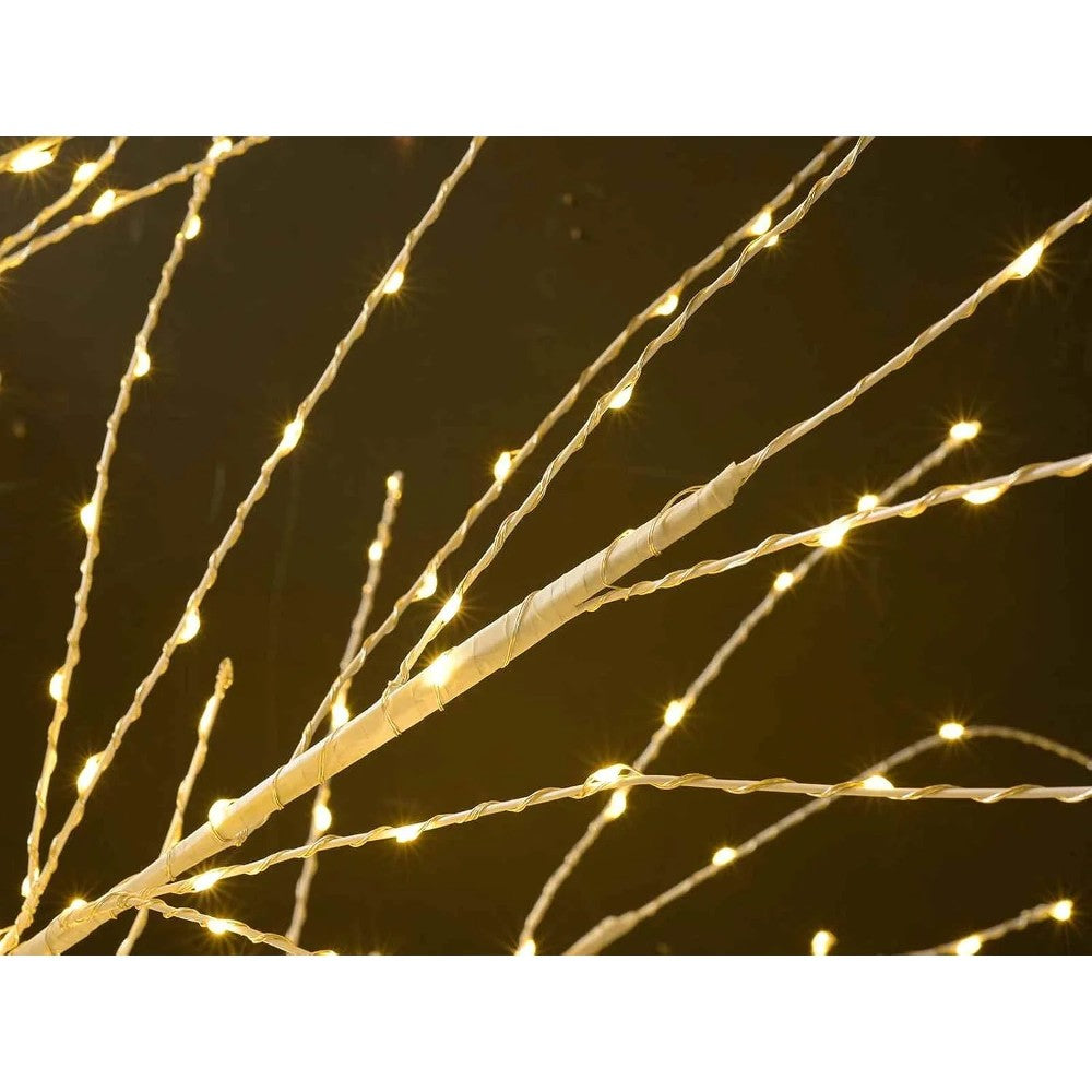 Albero luminoso nero 1150 micro LED 180 cm, - immagine 2