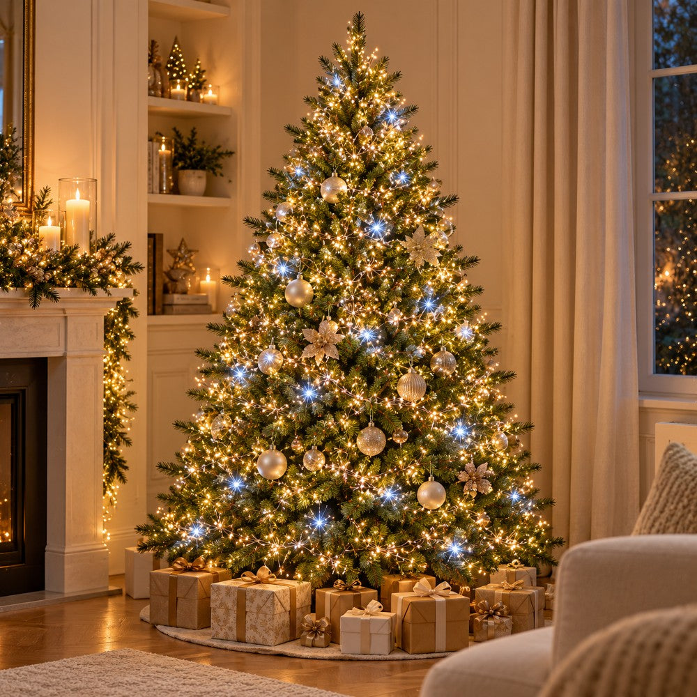Luci di Natale 2000 Microled Bianco Caldo/Freddo - immagine 2