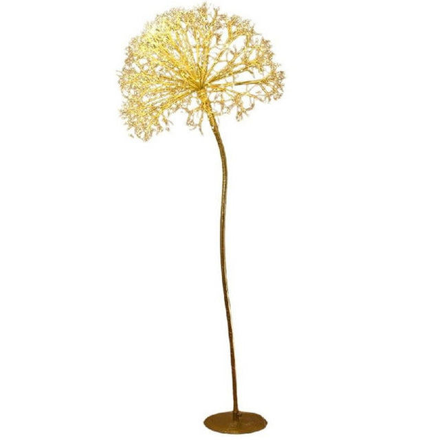 Albero a Sfera 240 Microled con Flash Dorato 120 cm