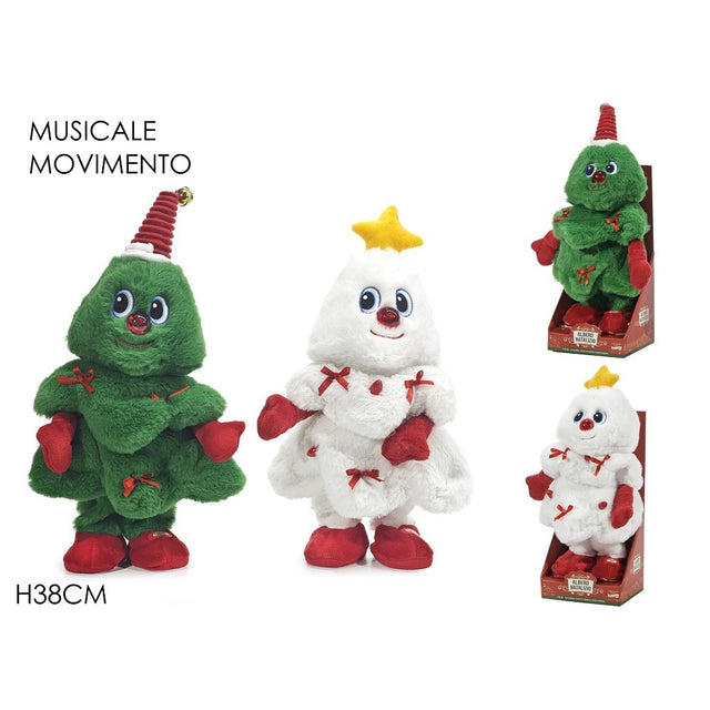Alberello Peluche con Luci, Musica e Movimento H.38 cm