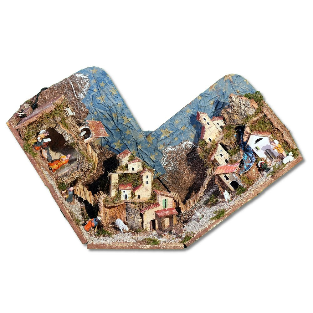 Preselibro Presepe apribile con Natività 24x27x35/88 cm - immagine 4