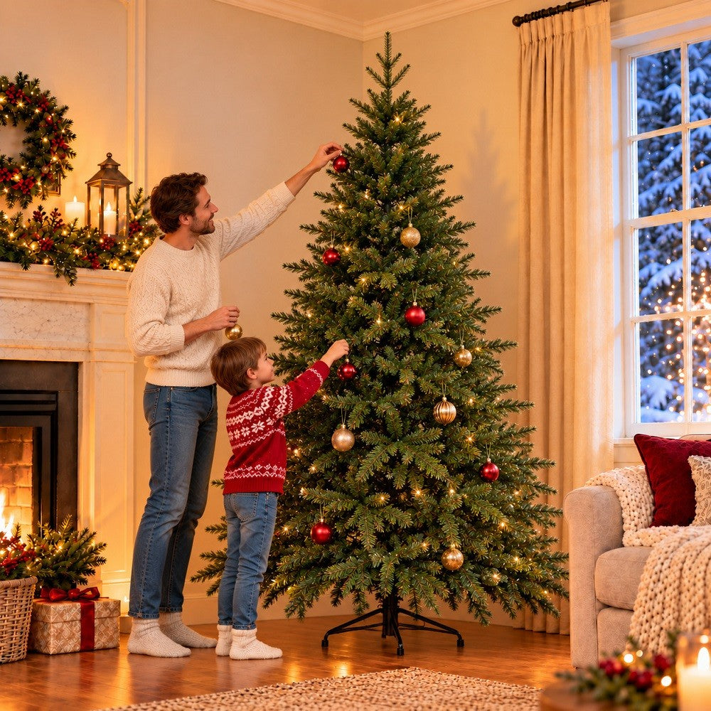 Albero di Natale Cortina 210 cm 1385 Rami - immagine 2