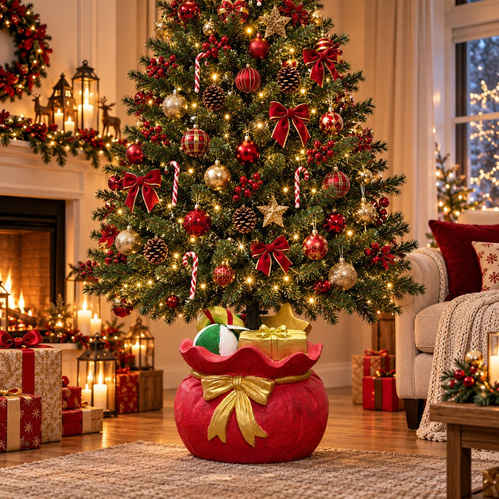 Base Albero Sacco Regali di Natale 44X41X43,5 cm - immagine 2