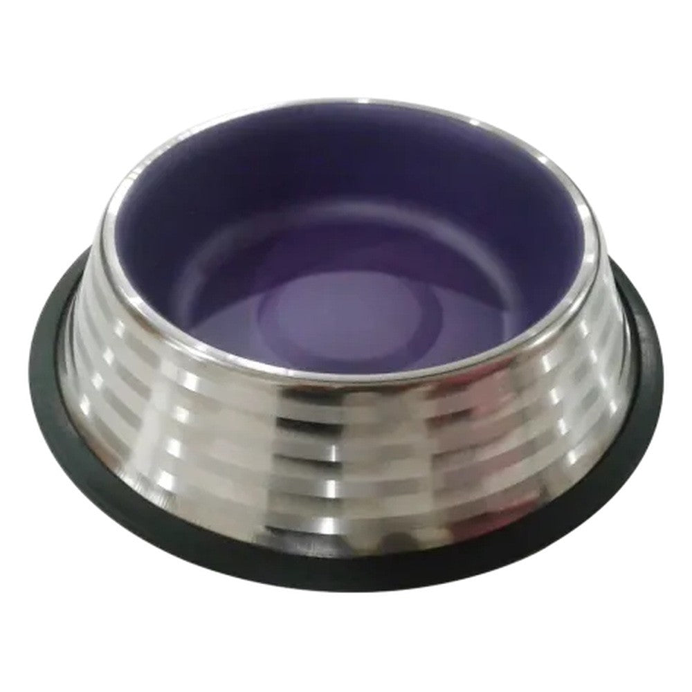 Ciotola in acciaio inox colori assortiti 15,5x15,5x3,5 cm - immagine 4