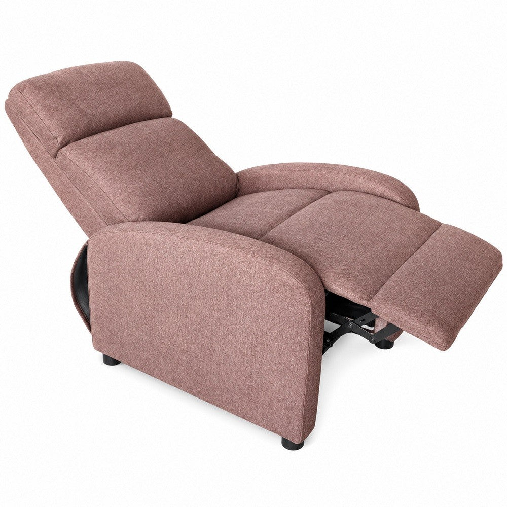 Poltrona Recliner in Tessuto Marrone - immagine 4
