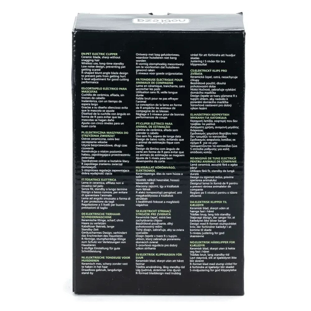 Tosatrice elettrica per animali oro e nero 18,5x4,5x3,7 cm - immagine 5