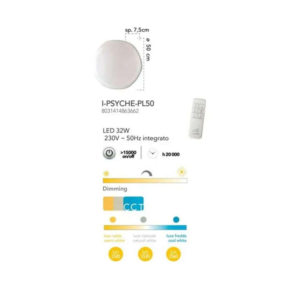 Luce ambiente design plafoniera PSYCHE D 50 - immagine 3