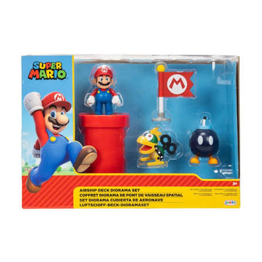 DIORAMA NAVE VOLANTE DI BOWSER NINTENDO